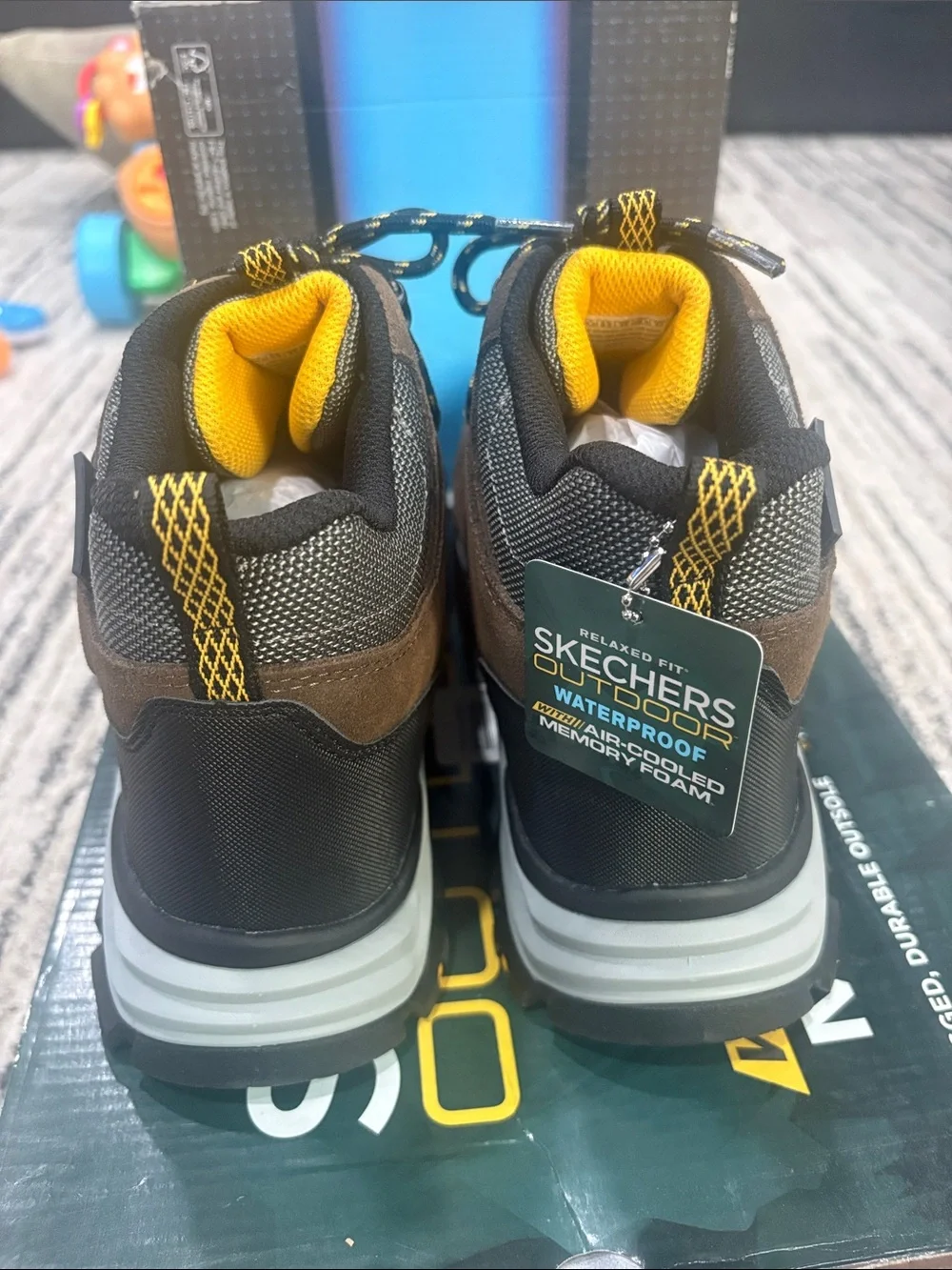 SKECHERS RICKTER BRANSON MEN’S WATERPROOF HIKING BOOT